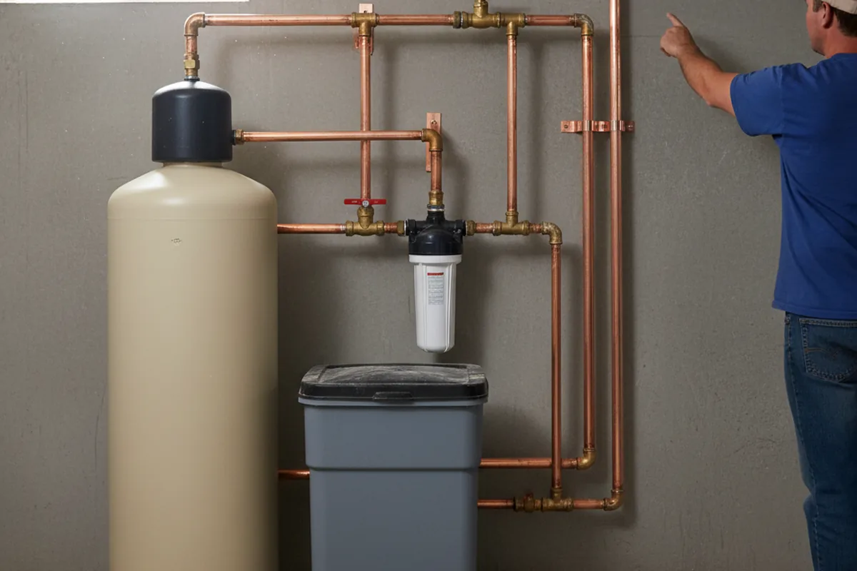Whole-house water treatment system installed in Letcher